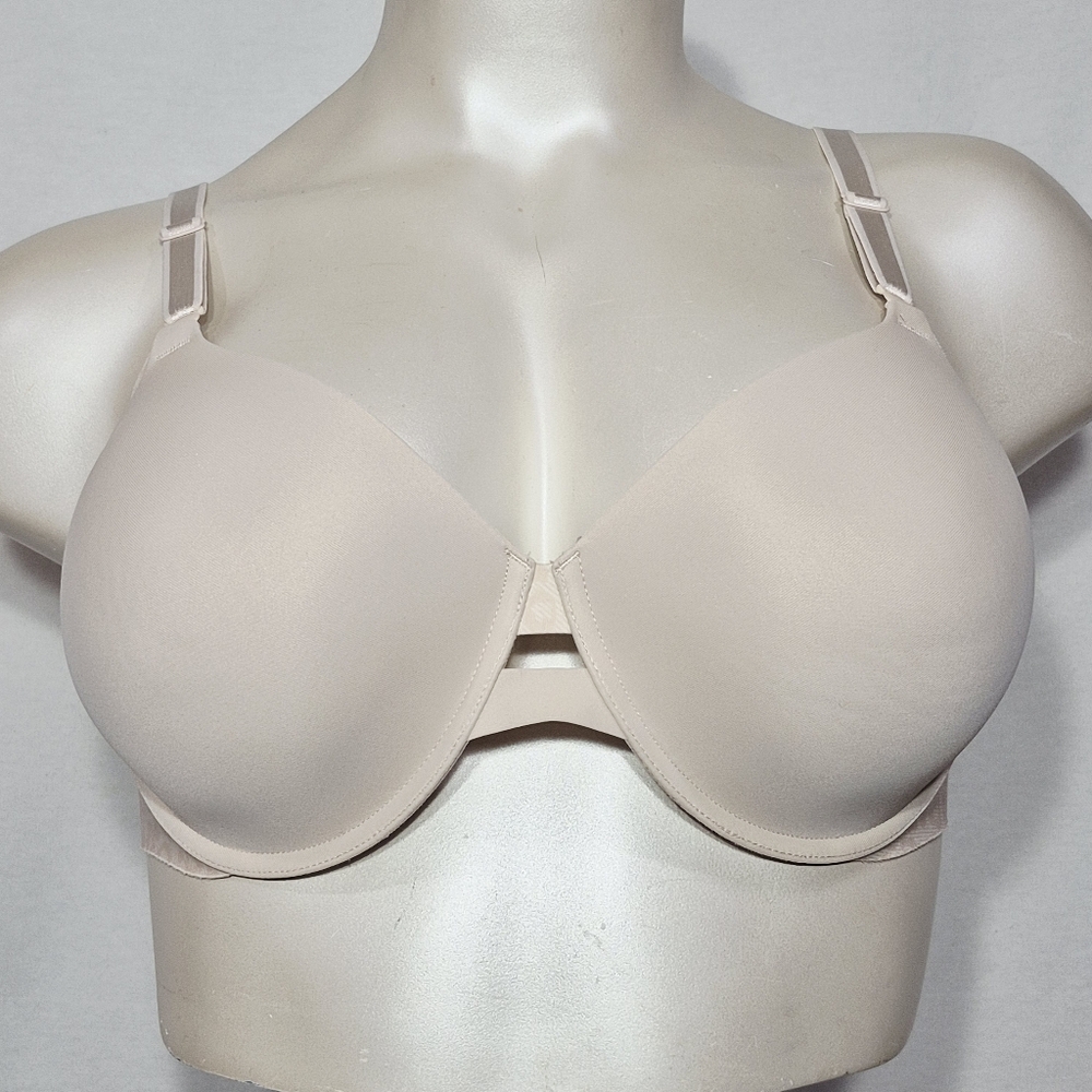 40D Warner's RB5781A RB5781T Smoothes Underarm Bulge Underwire Contour Bra Beige